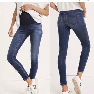 Madewell Maternity Skinny Full Coverage Blue Jeans Size 29
